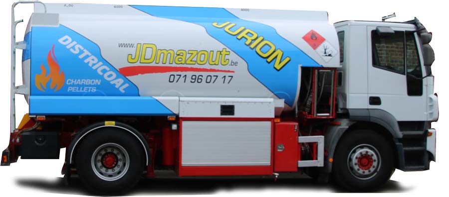 Camion de livraison JD Mazout